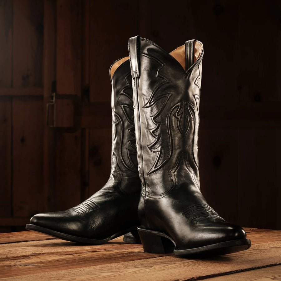 Stetson Men's Ames Corded Shaft Western Boots - Round Toe 12-020-7311-1686 BL "D"