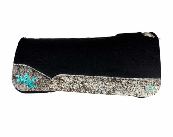 Best Ever Pads 1 1/4 Inch Kush Black Felt Saddle Pad 32 X 32