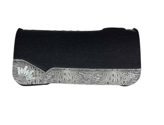 Best Ever Pads 1 1/4 Inch Kush Black Felt Saddle Pad 32 X 32