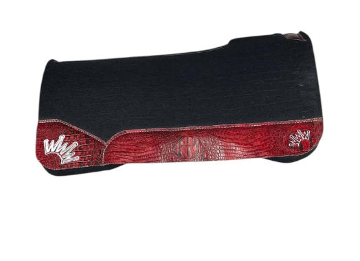 Best Ever Pads 1 1/4 Inch Kush Black Felt Saddle Pad 32 X 32