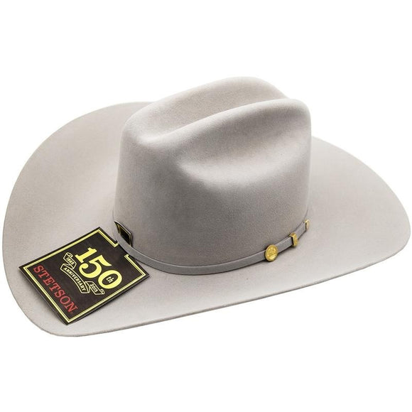 100x El Presidente Stetson Hat - Mist Gray 7 1/4