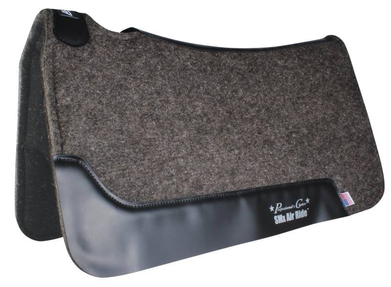 Cowboy Felt Air Ride Saddle Pad - Felt Bottom CFR-CHA Roper - 31 1/2" x 34"