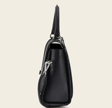 CUADRA BOLSO DE MANO EN PIEL GENUINA DE MANTARRRAYA PARA DAMA