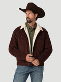 Men's Wrangler® Sherpa Lined Corduroy Jacket Brown 112335724