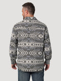 MEN'S WRANGLER RETRO® PREMIUM JACQUARD SNAP SHIRT JACKET IN VINTAGE INDIGO 112330766