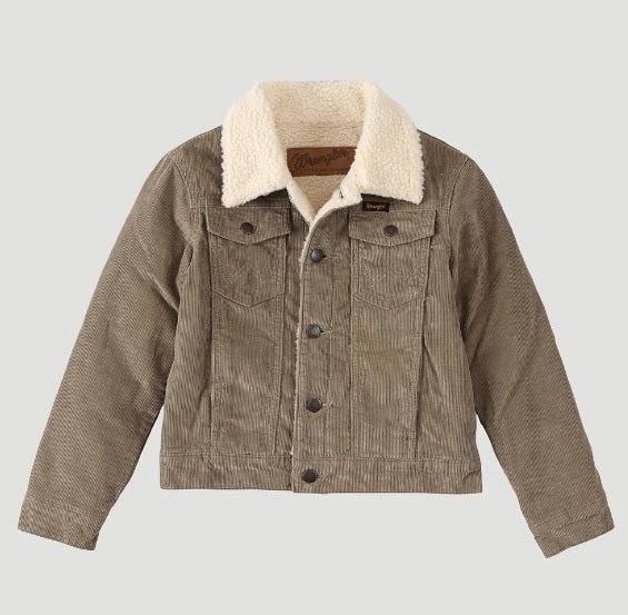 WRANGLER CORDUROY SHERPA LINED NOMAD KIDS BOYS JACKET 112335635