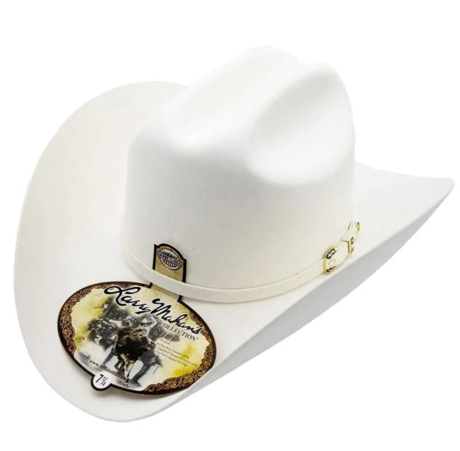 Larry Mahan Mens 10X Oro Blanco Felt Hat MF1065M 7