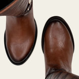 CUADRA GENUINE BOVINE LEATHER EMBROIDERED HONEY LEATHER BOOT CU613