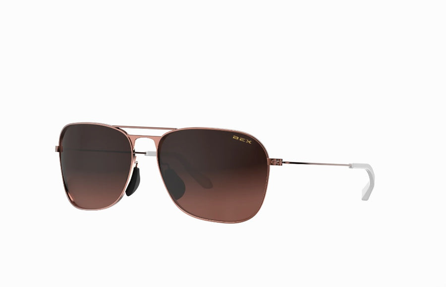 BEX Ranger Rose Gold Frame & Brown Lens Sunglasses " RXBR "