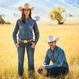 Stetson 214 City Trouser Jeans In Medium Wash 11-054-0214-0200