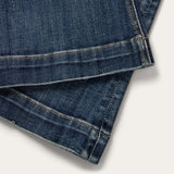 Stetson Womens Blue Cotton Blend 921 High Waist Plain Jeans 11-054-0921-2411 BU