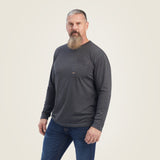 Men's Ariat Rebar Workman Born For This Graphic Long Sleeve T-Shirt 10041426