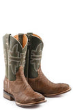 Tin Haul Men's I'm In Stitches Cowboy Heritage Western Boots - Broad Square Toe 14-020-0077-0473 TA