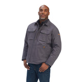 Men's Ariat Rebar DuraCanvas Sherpa-Lined Coat 10041505