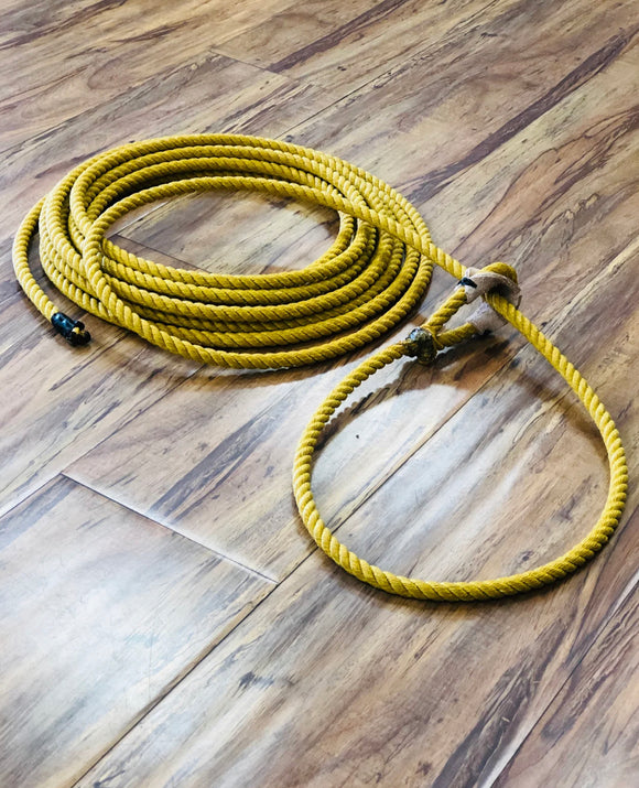 Soga Para Florear .75FT. ALL GOLD TRICK ROPING ROPE