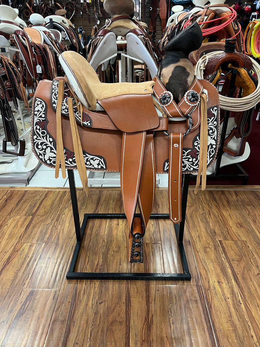 SILLA DE MONTAR PITEADA