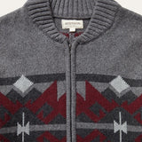 GREY AZTEC CARDIGAN 11-014-0120-7018-GY-S