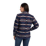 ARIAT WOMEN'S SHACKET SHIRT JACKET IN MOUNTAIN PEAK JCD. GIFT WITH PURCHASE Cozy Aloe-Infused House Sock 2 Pair Multi Color Pack