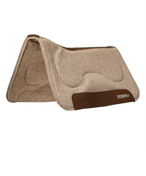 Synergy® Natural Fit Close Contact Wool Felt Saddle Pad * GIFT WITH PURCHASE *