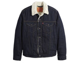 LEVI'S MEN'S JUNIPER SHERPA LINED TRUCKER DENIM JACKET