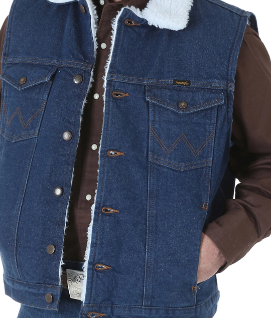 Wrangler sherpa deals vest