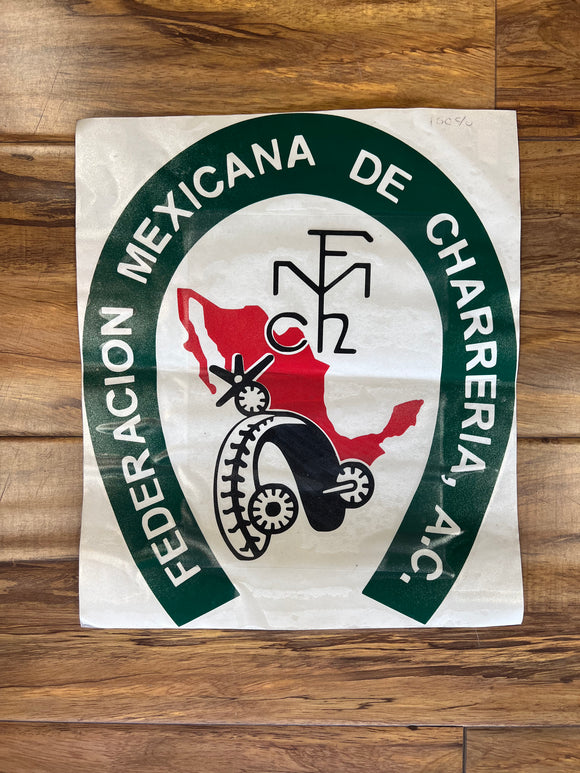 CALCOMANIAS DE FEDERACION MEXICANA DE CHARRERIA