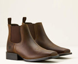 Ariat Kids Booker Chelsea Wide Square Toe Western Boot 10063824