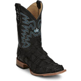 Justin Men's Ocean Front Exotic Pirarucu Western Boots Broad Square Toe GR5708