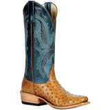 Macie Bean Ladies Antique Saddle Full Quill Navy Boots M9503