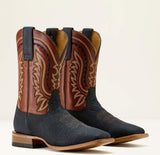 Ariat Men's Navy Bison & Ginger Spice TekStep Wide Square Toe Boots 10063784