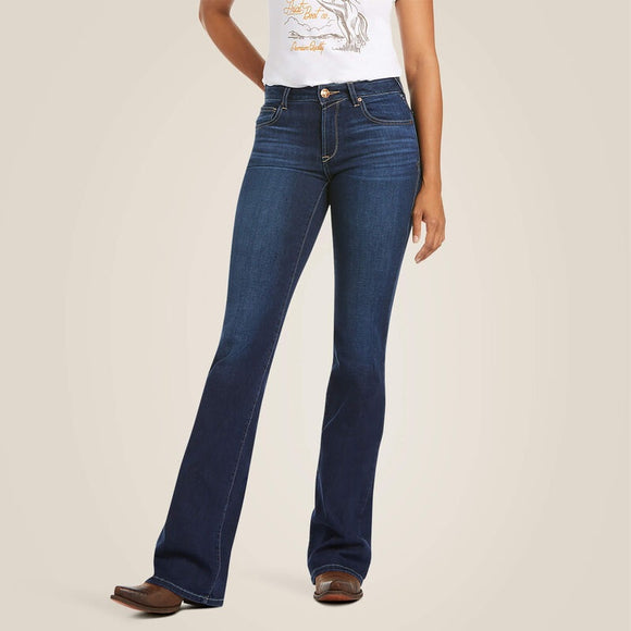 Ariat Women's Ultra Stretch Perfect Rise Katie Flare Jeans 10027692 (SHORT)