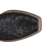 Tony Lama Men's Arena Rylen Black Full Quill Ostrich 13in Red Top