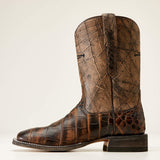 Ariat Men's Backwater Exotic Alligator Western Boots - Broad Square Toe 10047000 (D)