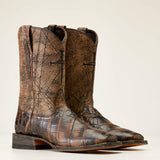 Ariat Men's Backwater Exotic Alligator Western Boots - Broad Square Toe 10047000 (D)