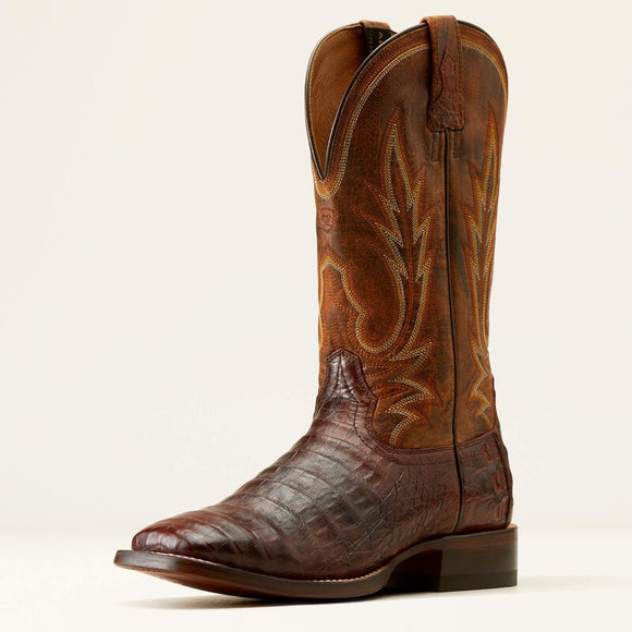 ARIAT GUNSLINGER DARK CAIMAN BELLY BOOT MENS WESTERN  10042477 