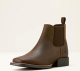 Ariat Kids Booker Chelsea Wide Square Toe Western Boot 10063824