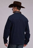 STETSON NAVY CANVAS SHIRT JACKET  11-097-0119-6116