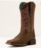 Ariat Women's Round Up StretchFit Western Boots - Broad Square Toe 10064078