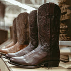 Stetson Men's Carlisle Western Boots - Round Toe 12-020-7311-4077 BR  "D"