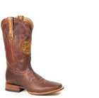 Stetson Men's Anniversary Leather Western Boots 12-020-9980-0022 BR "D"