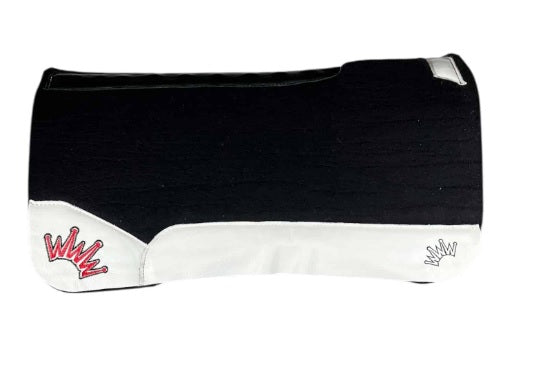 Best Ever Pads 1 1/4 Inch Kush Black Felt Saddle Pad 32 X 32