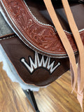 MONTURA CHARRA CINCELADA  PARA CABALLO