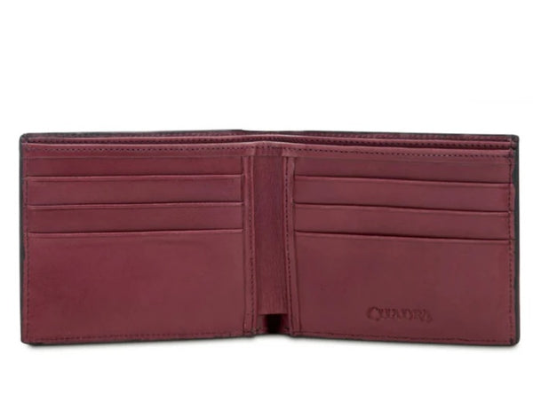 Cartera Cuadra DU469 Piel De Avestruz Negra