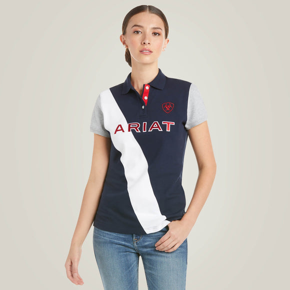 Ariat Ladies Team Taryn Button Short Sleeve Polo Shirt 10034951 *GIFT WITH PURCHASE*