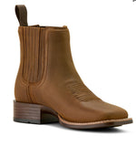 Ariat Women's Booker Chelsea Distressed Brown Bantamweight Wide Square Toe Cowboy Boots 10063973