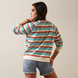 ARIAT REAL ROSA SERAPE CREW - LADIES SHIRT - 10043687 *GIFT WITH PURCHASE*