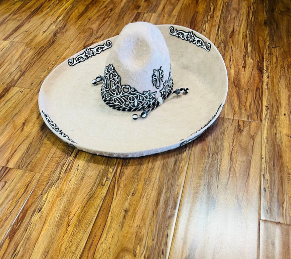 SOMBRERO DE CHARRO DE LANA DE ESTILO S.L.M. 