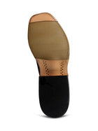 HORSE POWER MENS MARINE BLUE SUEDE BOOTS