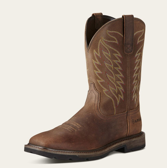 Ariat Men's Steel Toe Groundbreaker Wide Square Work  10021108