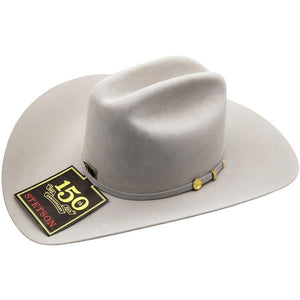 100x El Presidente Stetson Hat - Mist Gray 7 1/4